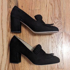 M. Gemi The Studenti Heels, Size 7.5, Black